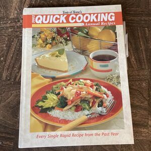 2002 Quick Cooking Annual Recipes by Julie Schnittka (2002, Hardcover)